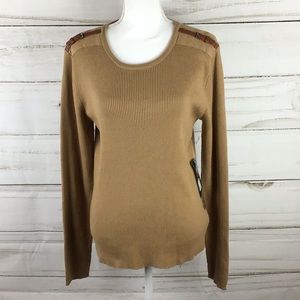 LAUREN Ralph Lauren Carmel buckle Top Sz XL